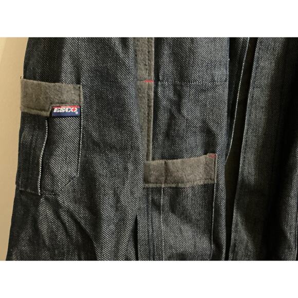 Willie Esco Denim blue heavy button down coat size XL - Picture 3 of 16